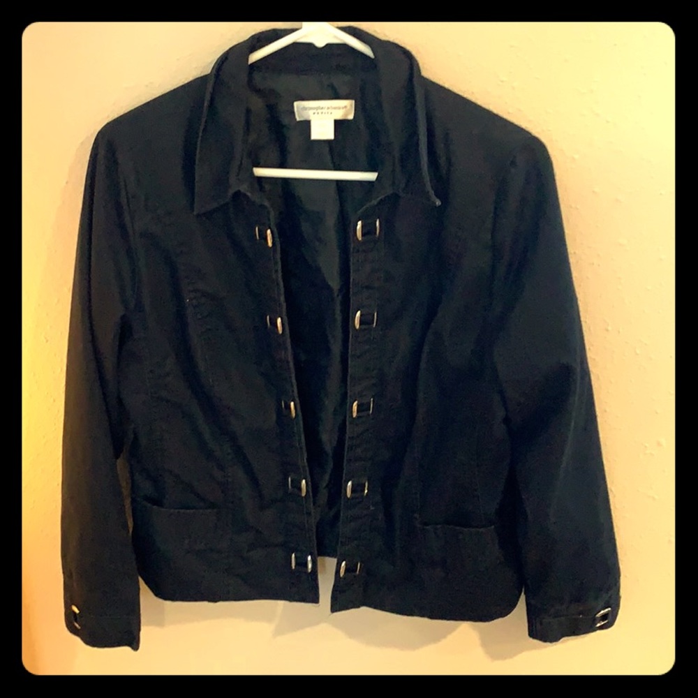 Christopher Banks Petite Medium Black Blazer